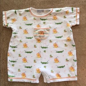 Kissy Kissy Lion Alligator Playsuit 6-9 months